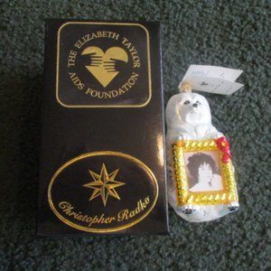 Christopher Radko Christmas Ornament Liz Taylor